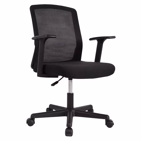 Silla ejecutiva giratoria con respaldo medio para oficina y uso doméstico, muebles de tamaño pequeño, silla Popular de estudio para estudiantes, silla de oficina de malla