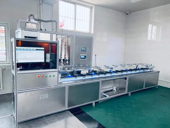Banco de pruebas de medidor de agua gravimétrico automático de fábrica de China DN15 DN20 DN25