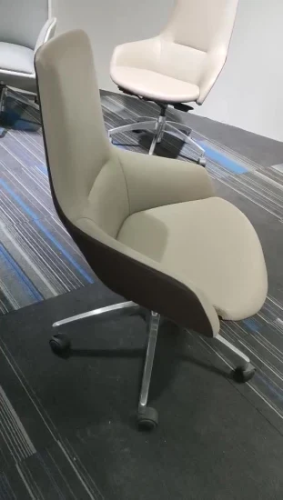 Zode moderno hogar/sala de estar/muebles de oficina Silla de diseño de cuero PU de Metal silla ergonómica para ordenador